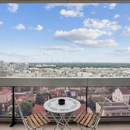 شقة Charming Studio In - Eiffel Tower View *